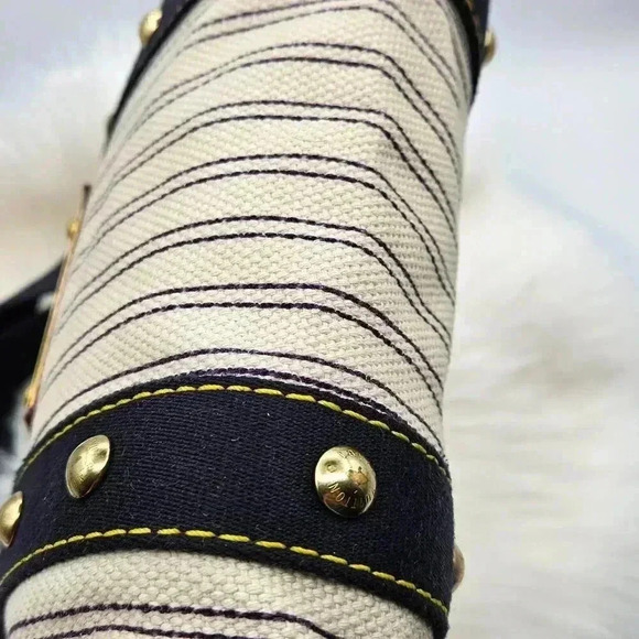 Louis Vuitton Cabas  Limited Edition Navy Striped Antigua - Picture 8 of 16